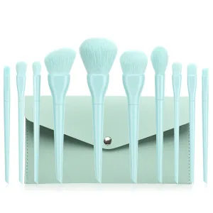 10 PCs Candy Series Makeup Brushes Soft Hair Makeup Tools