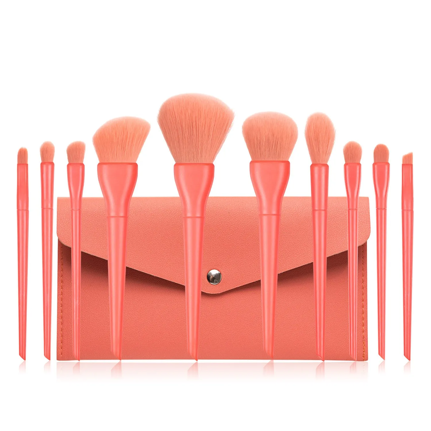 10 PCs Candy Series Makeup Brushes Soft Hair Makeup Tools
