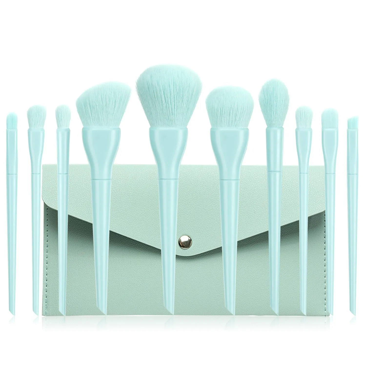 10 PCs Candy Series Makeup Brushes Soft Hair Makeup Tools