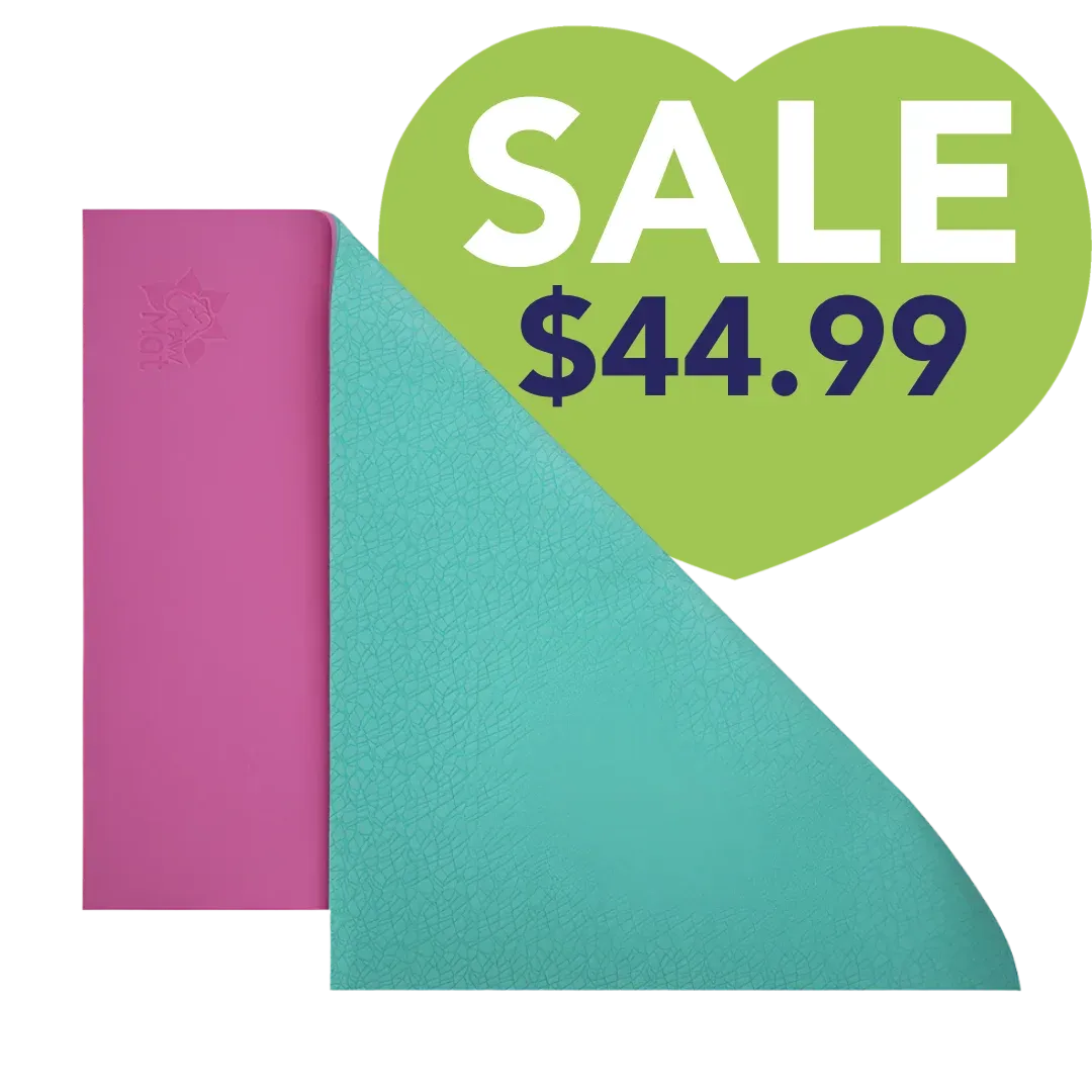 36"x24" Anti-Fatigue Reversible Dog Grooming Table Mat Pink/Teal by PawMat