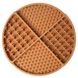 8" Silicone Lick Mat - Khaki