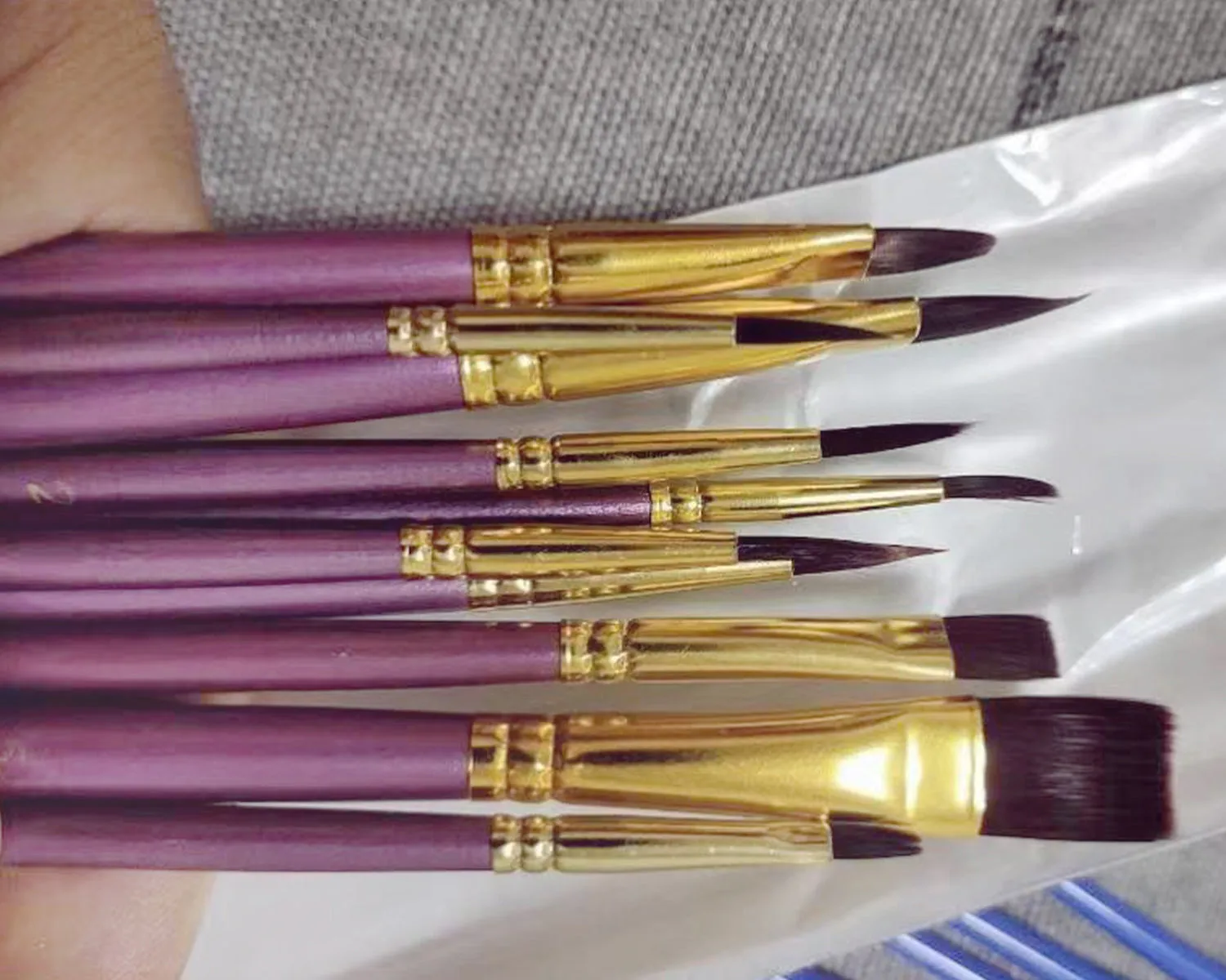 AIPENART-Paint brushes,Kids Adult Drawing Arts Crafts Supplies
