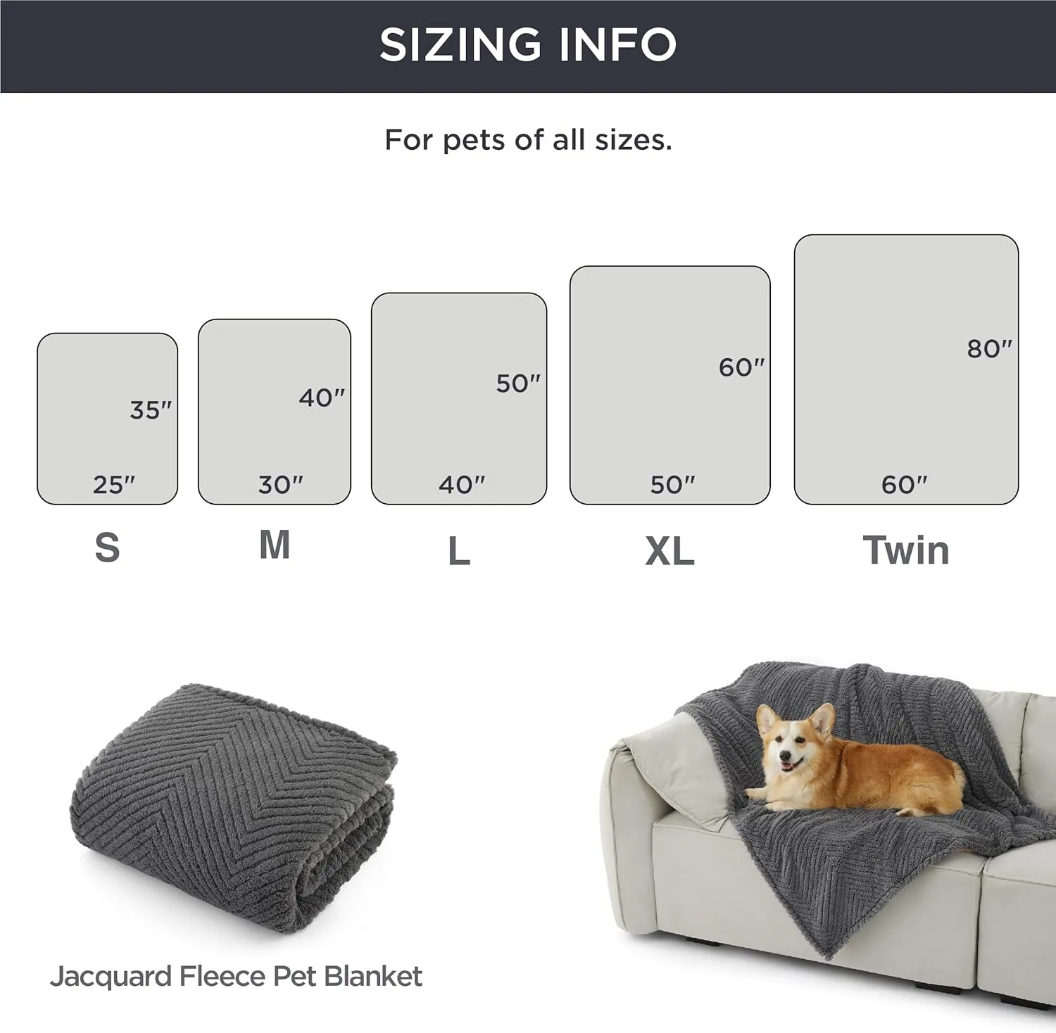 Bedsure 1 Pack 2 Dog Blankets for Small Dogs - 2pcs Washable Fluffy Fuzzy Puppy Cat Blanket with Premium 300GSM Coral Fleece Soft for Pet Kitten Doggy, Grey