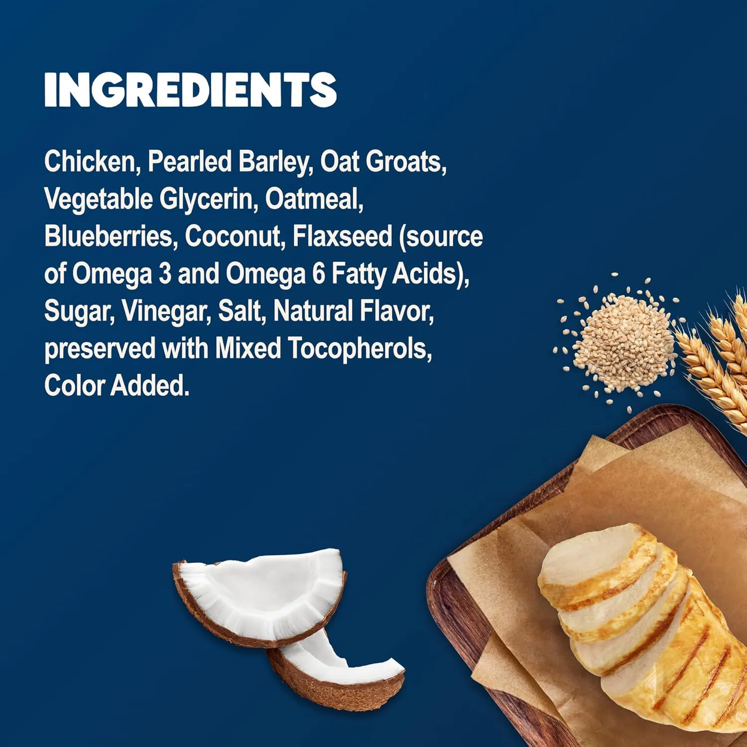 Blue Buffalo BeneBars Skin & Coat Support Dog Treats with Omega 3 & 6 Fatty Acids, Made with Natural Ingredients, USA Chicken & Coconut, 9-oz. Bag