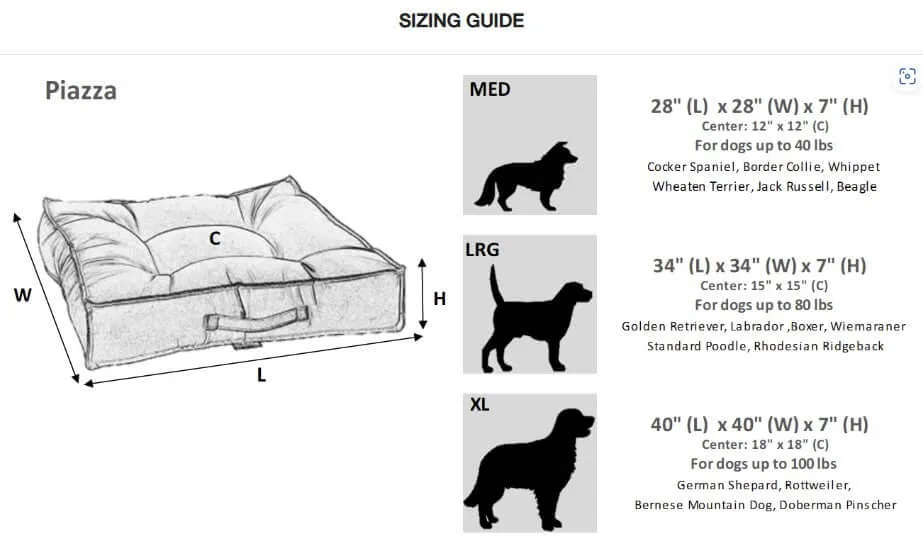 Bowsers Piazza Dog Bed - Iron Mountain