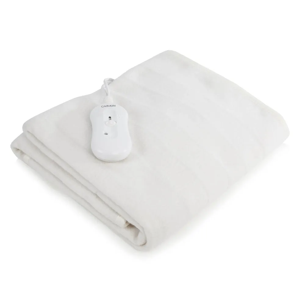 Carmen Single Heated Under Electric Blanket  - White