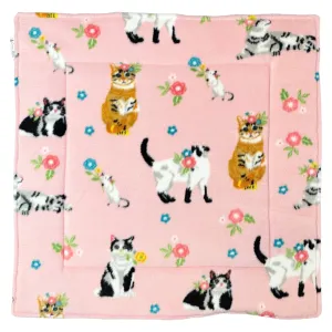 Cat Nap Mat - Floral & Fleece