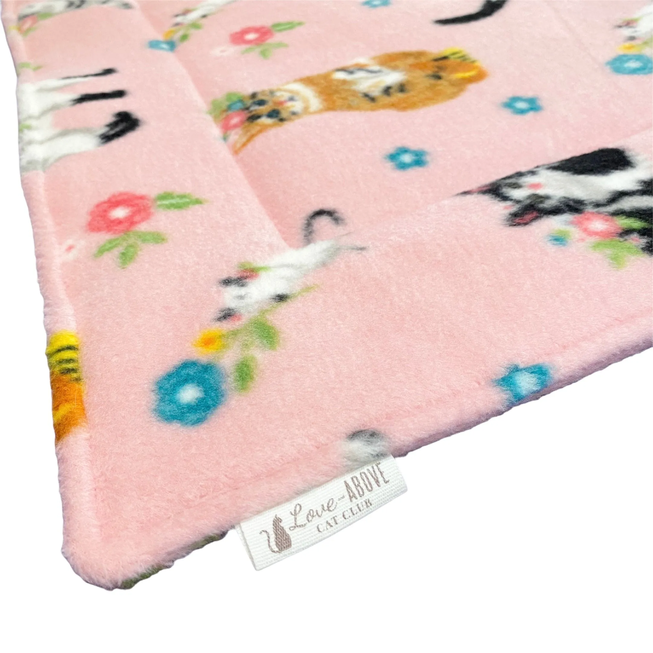 Cat Nap Mat - Floral & Fleece