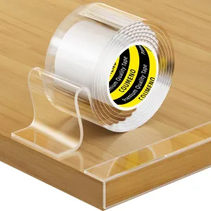 Clear Edge Protector,Safe Corner Protector, Anti-Sharp Edge Protector, for Furniture, Drawers, Tables, Cabinets1.57inX16.4FT