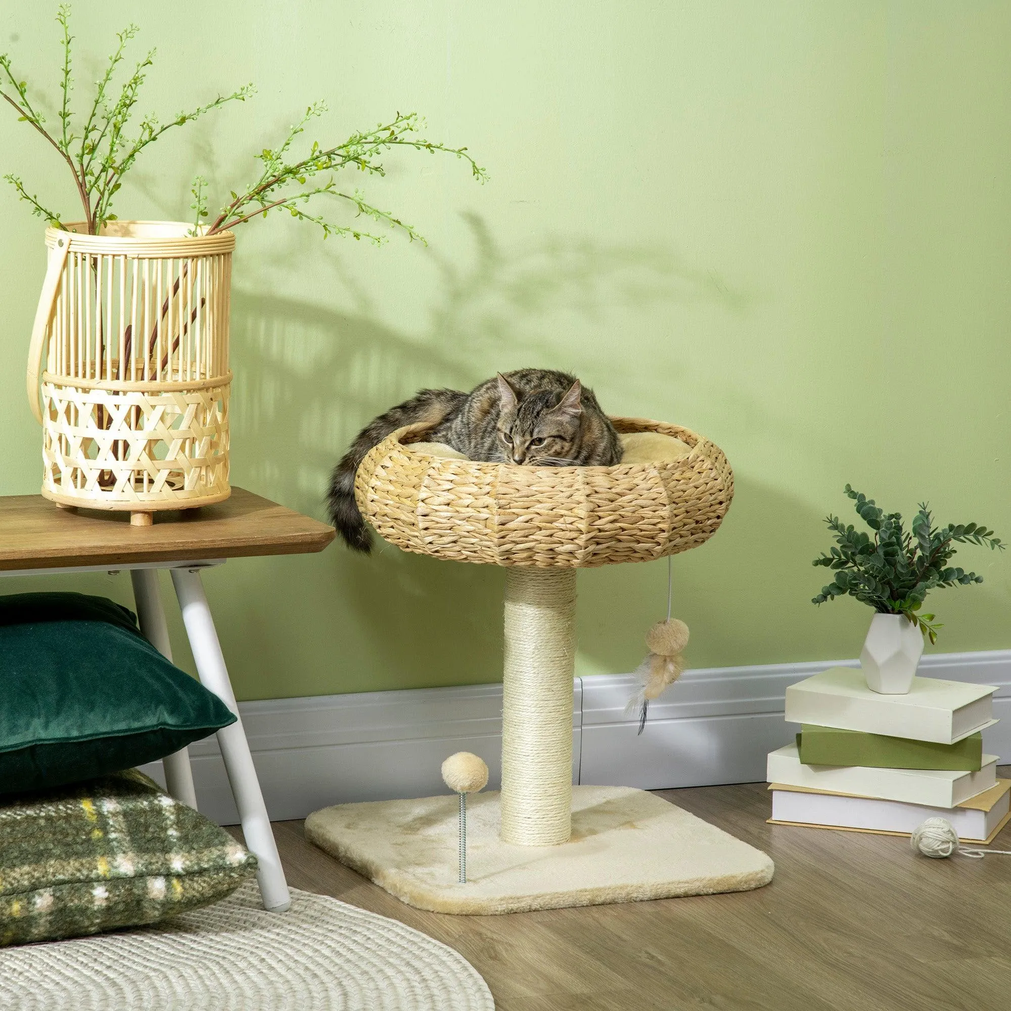 Compact Cat Climbing Tree Activity Center, 51cm - Beige