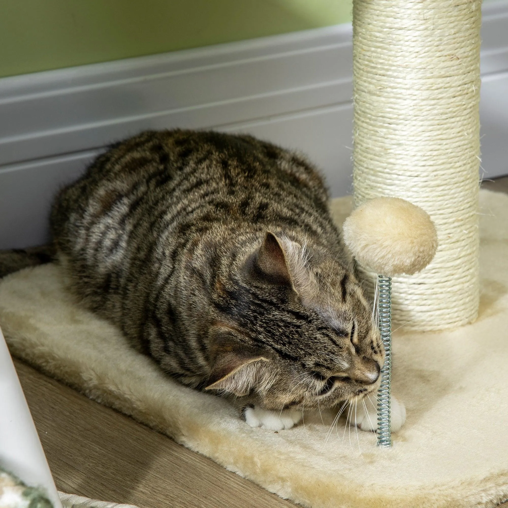 Compact Cat Climbing Tree Activity Center, 51cm - Beige