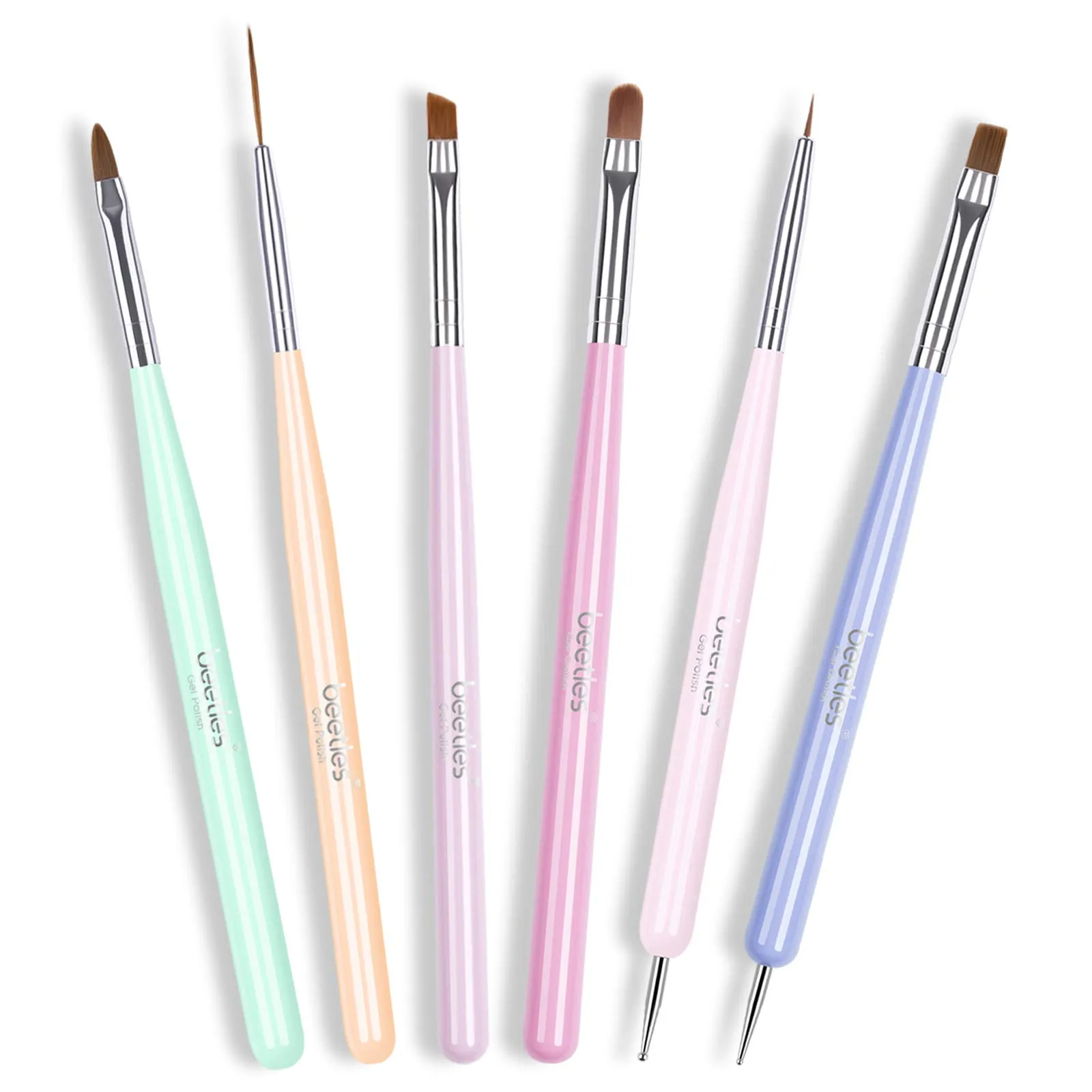 Complete Nail Art Brushes Set: For Painting, Dotting, and Cleaning