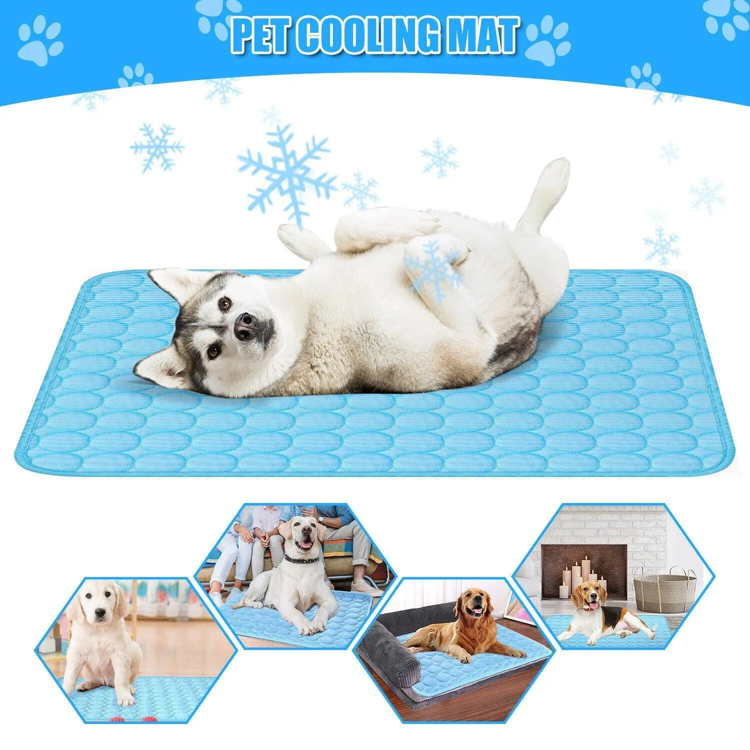 Cool Comfort Pet Cooling Mat by Dog Hugs Cat