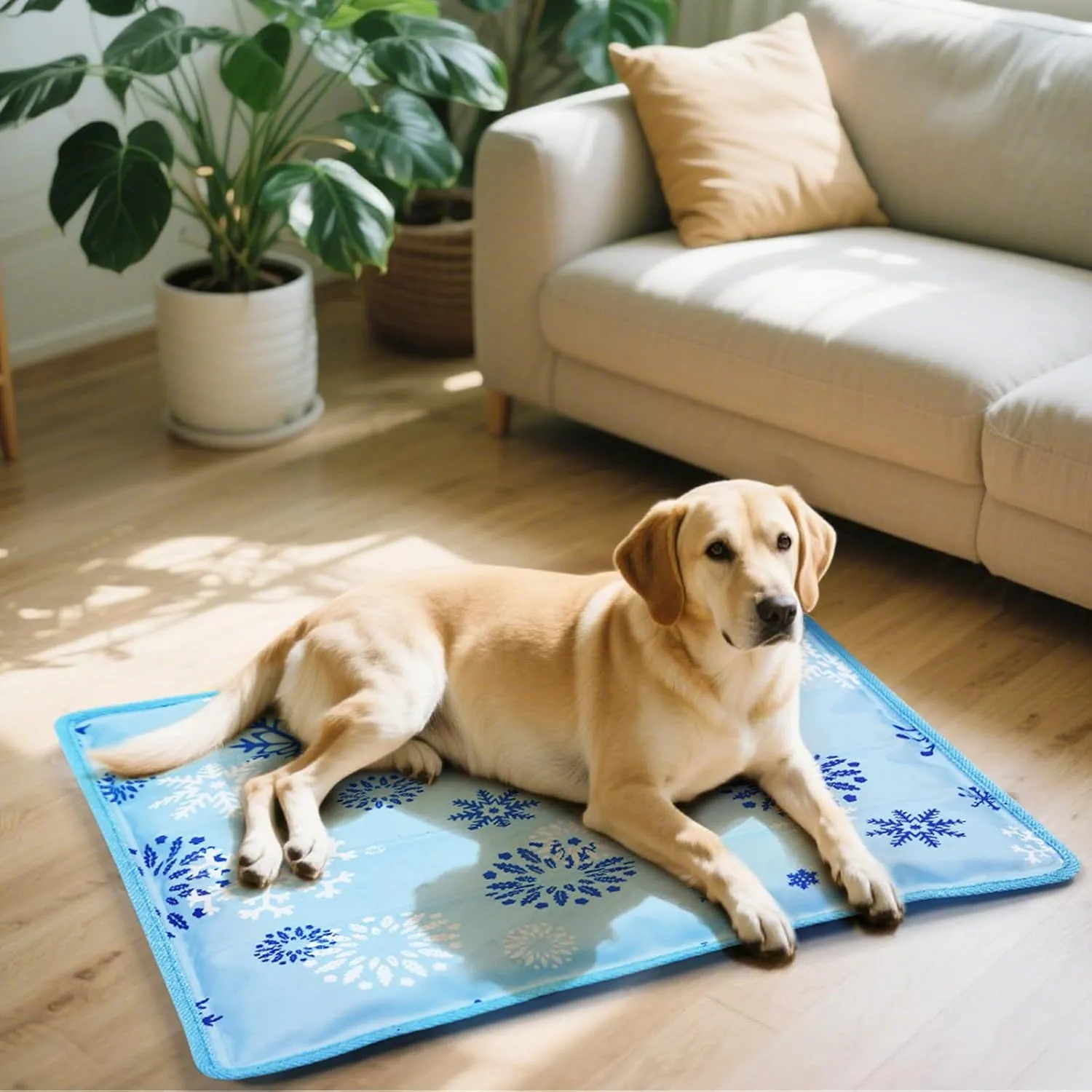 Cooling Mat for Dogs Cats - Water Injection Pet Cooling Pad, Summer Cats Self-Cooling Mat for Indoor & Outdoor