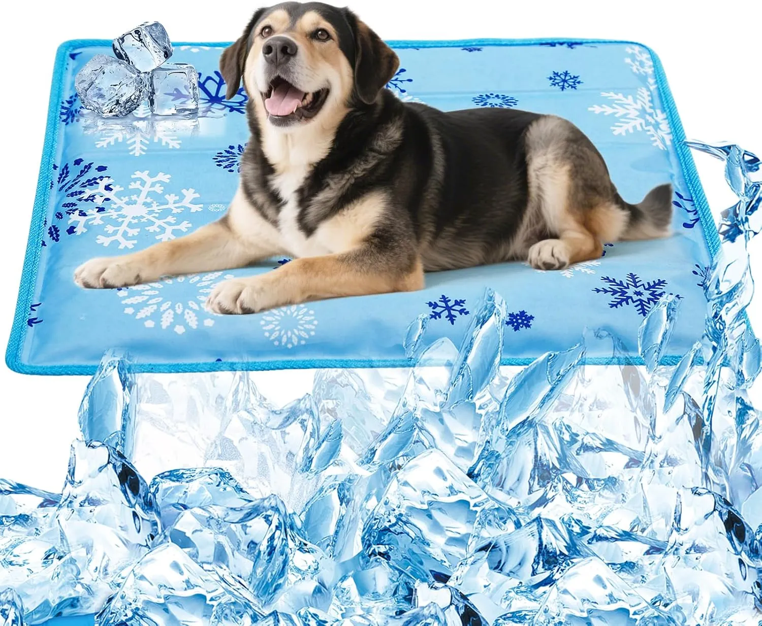 Cooling Mat for Dogs Cats - Water Injection Pet Cooling Pad, Summer Cats Self-Cooling Mat for Indoor & Outdoor