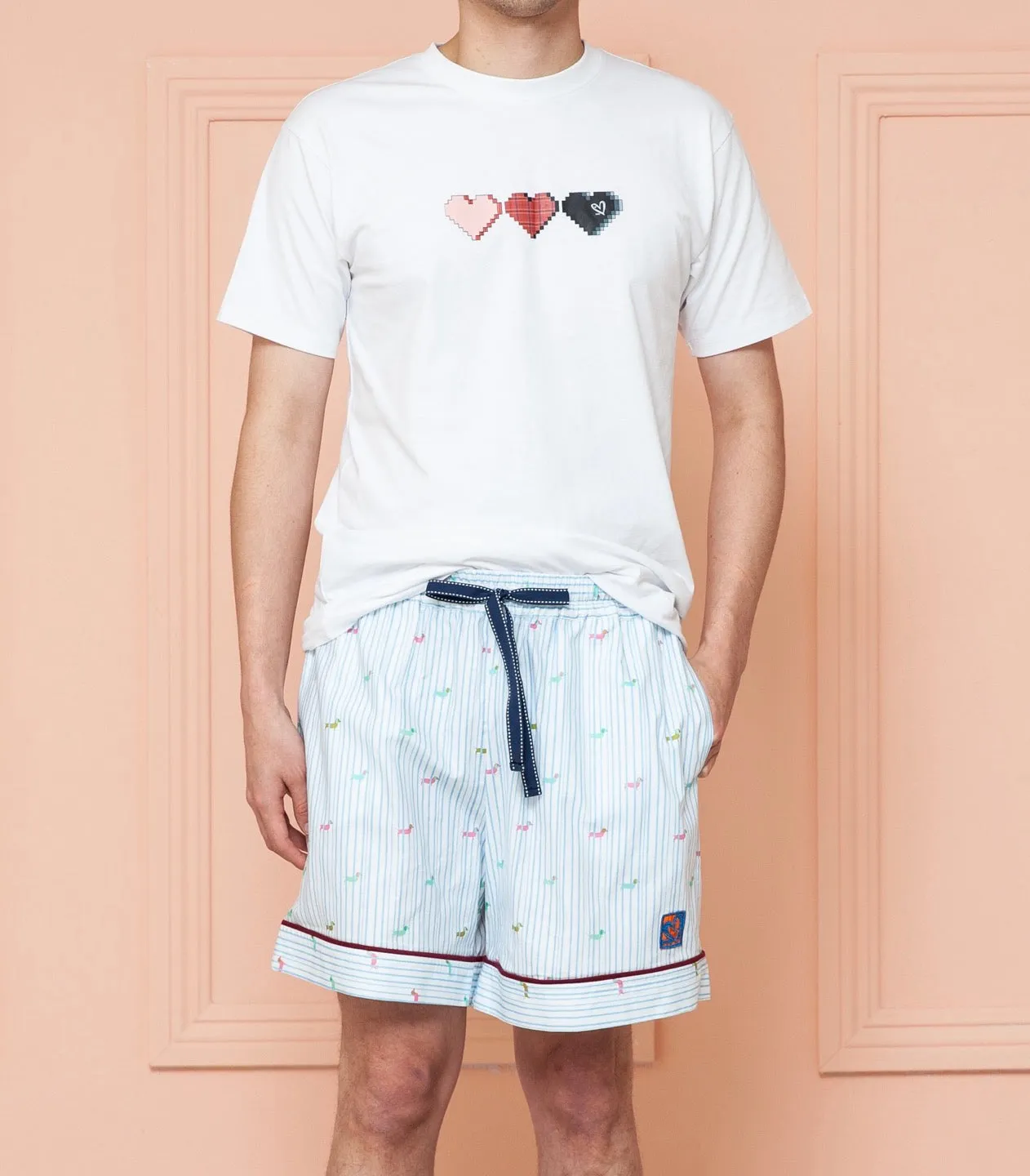 Cute Dog print Men Pajamas/Loungewear Short Pants