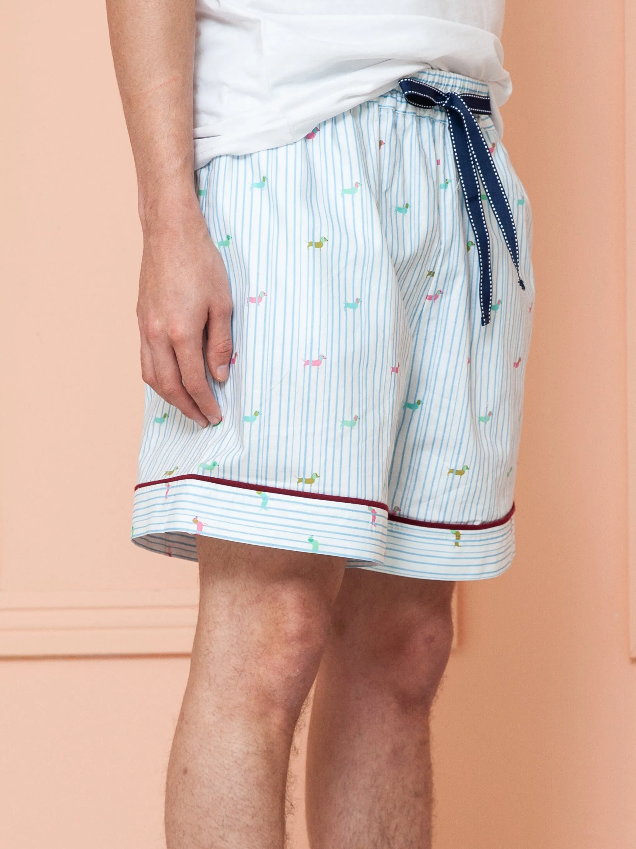 Cute Dog print Men Pajamas/Loungewear Short Pants