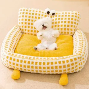 Cute Eyes Soft Bed for Cats & Dogs (2 colors)