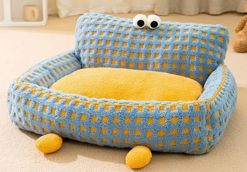 Cute Eyes Soft Bed for Cats & Dogs (2 colors)