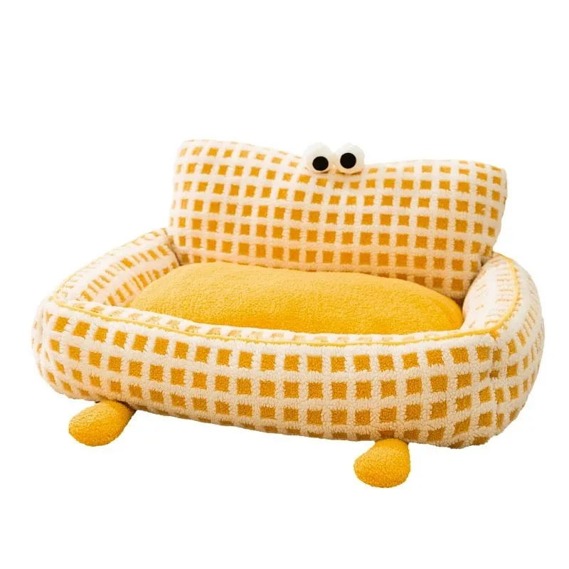 Cute Eyes Soft Bed for Cats & Dogs (2 colors)