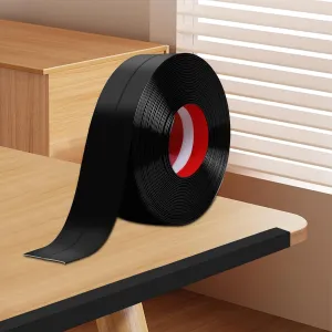 DGSL Wall Corner Protector, 2.36 in x 23 Ft Flexible Peel and Stick Molding Trim for Tile and Wall Edges, Furniture Protection and Decoration, Black