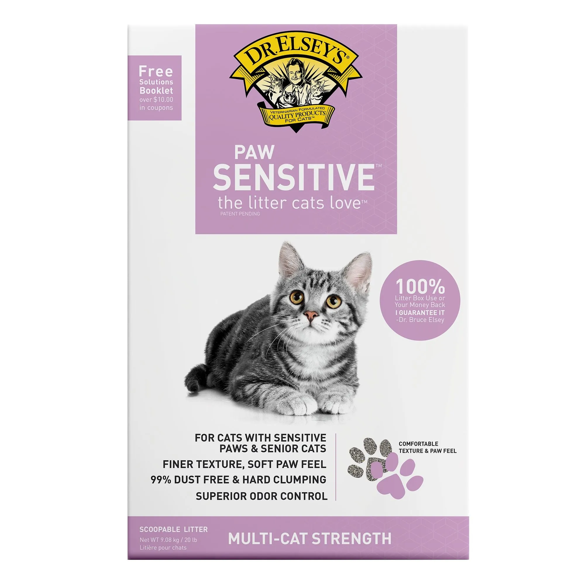 Dr. Elsey's Precious Cat Litter Alternative Premium Clumping Sensitive Paw Cat Litter - 20 lb Box