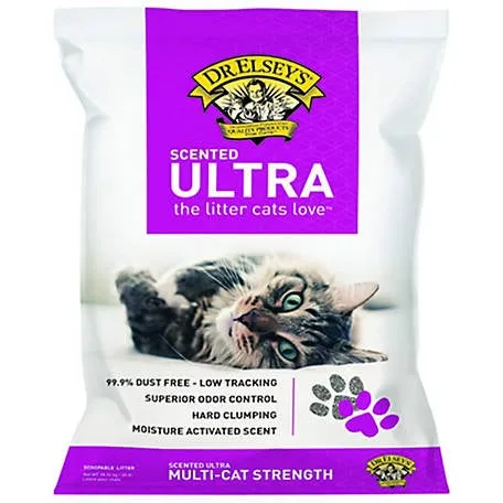 Dr. Elsey's Precious Cat Litter Alternative Premium Clumping Ultra Scented Cat Litter - 40 lb Bag
