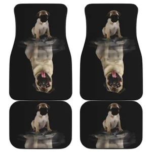Dream Pug Car Floor Mats 4pcs| Dog Lovers Car Mat Set|Auto Floor Mats Front & Back