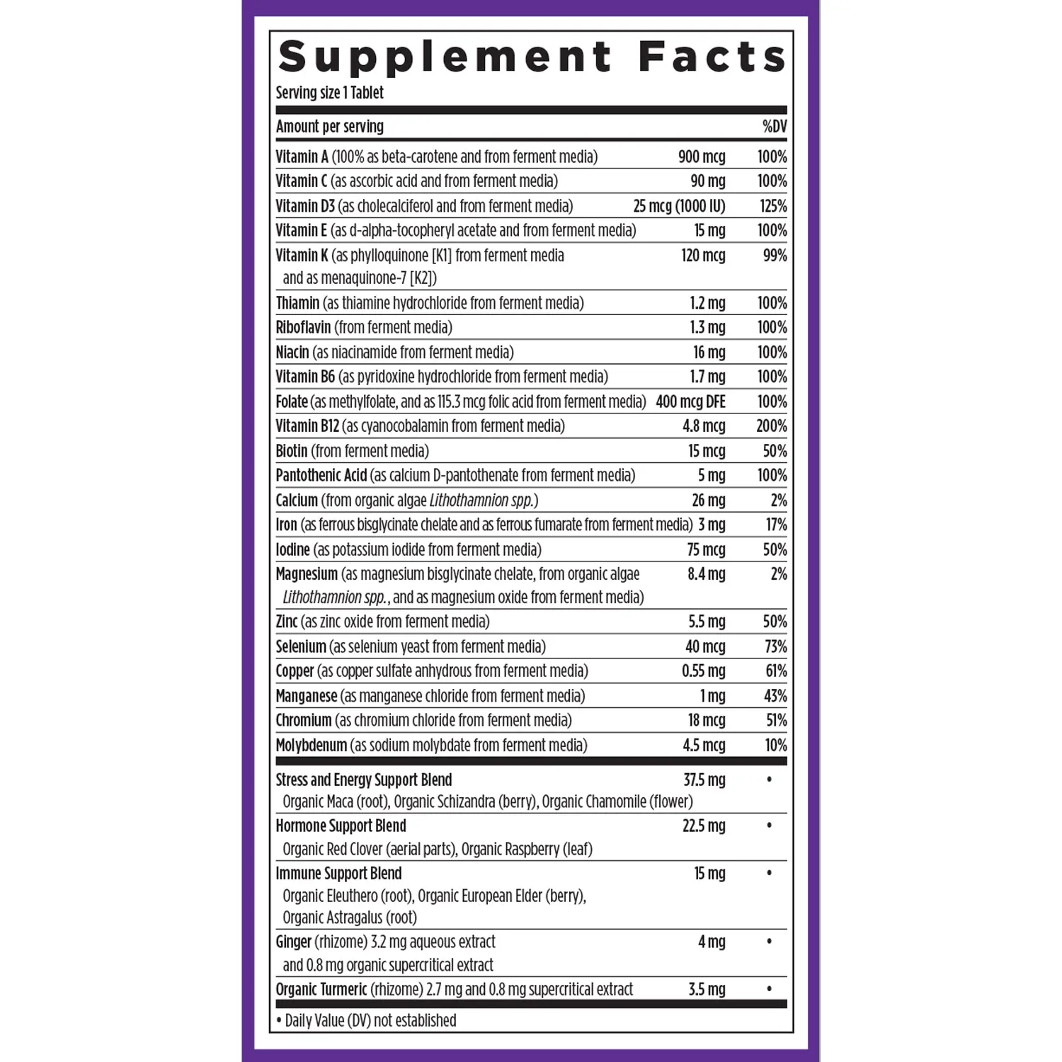Every Woman™'s One Daily Multivitamin - For Immune, Energy, Stress & Beauty Support