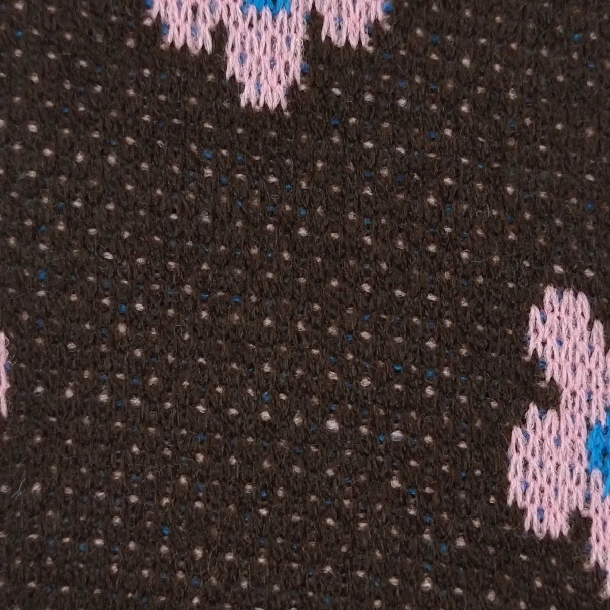Floral Jacquard Acrylic Knit Fabric - FAB1520
