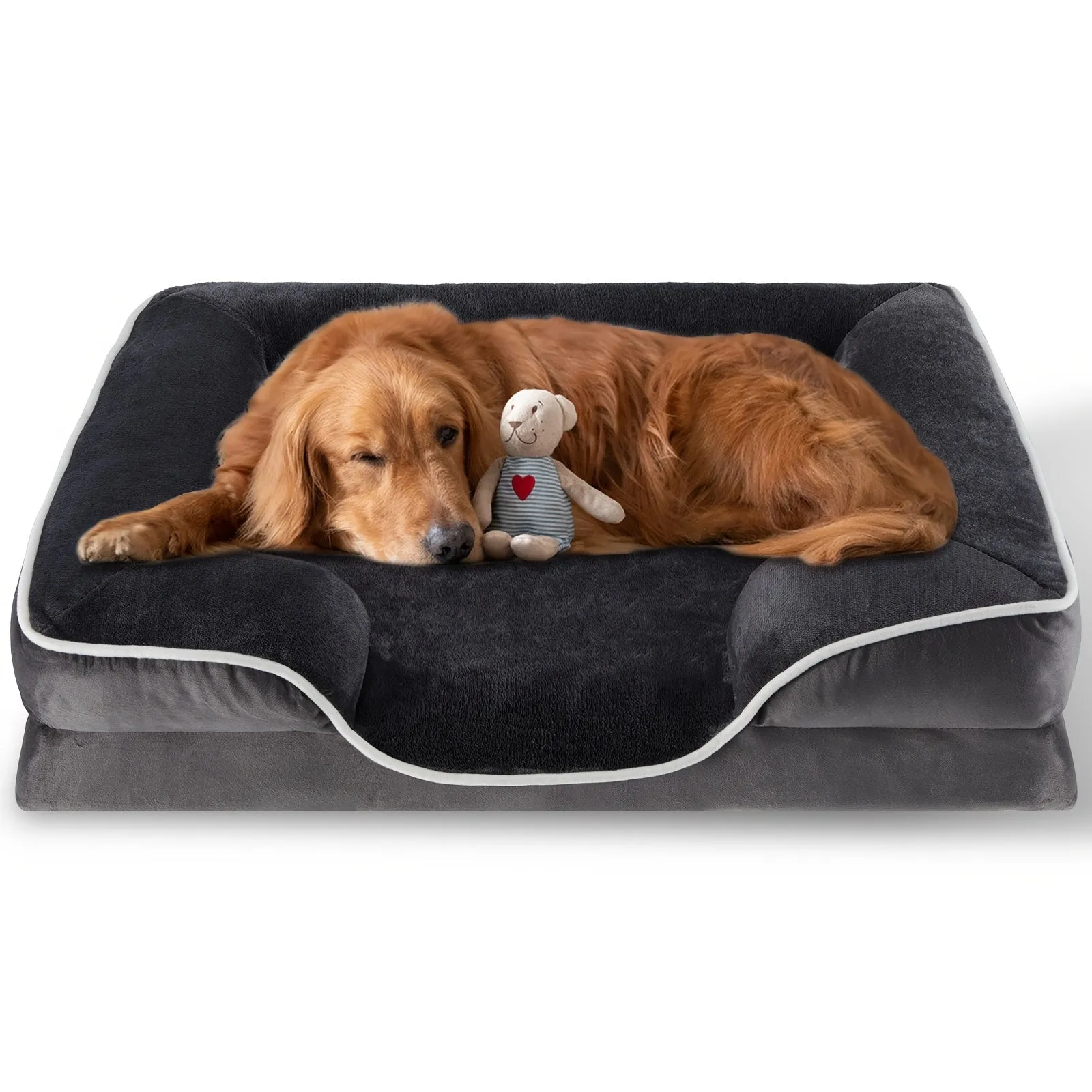 FluffyDream Orthopedic Dog Bed Comfort  Washable Relief