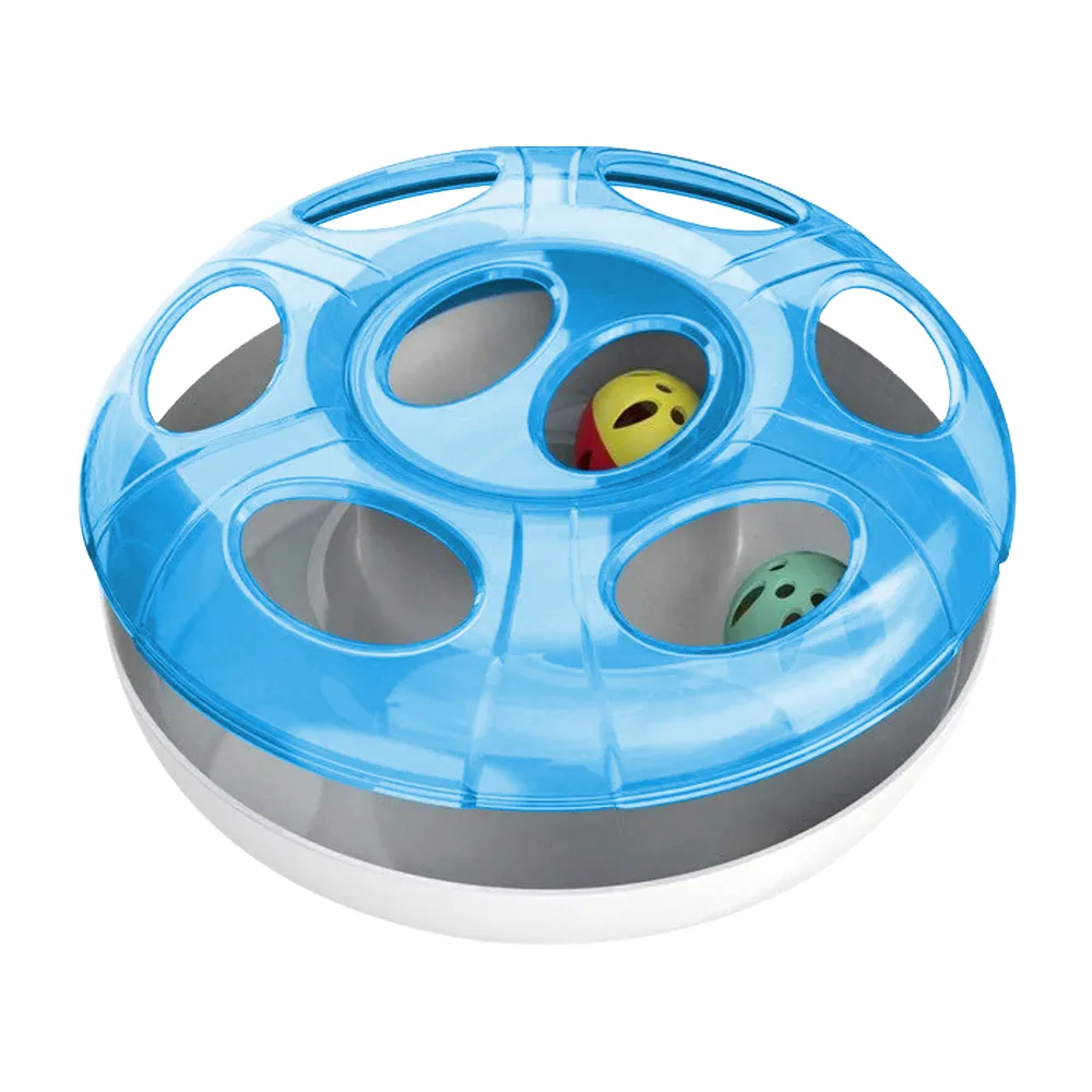 Georplast UFO Interactive Cat Toy - Blue