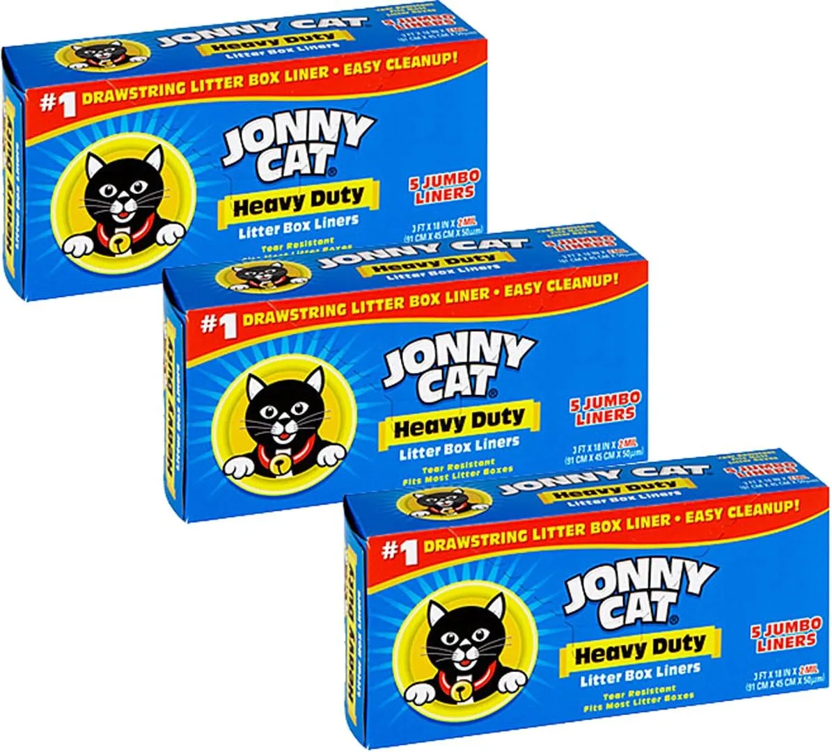 Jonny Cat No Scent Litter Box Liners 5 lb.