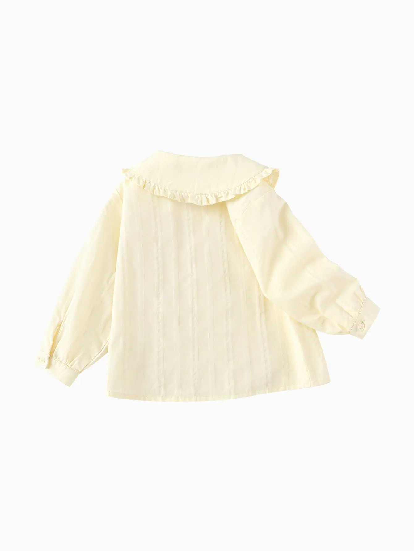 Long Sleeve Shirt New Spring 2025 Girls Baby Woven Long Sleeve Shirt