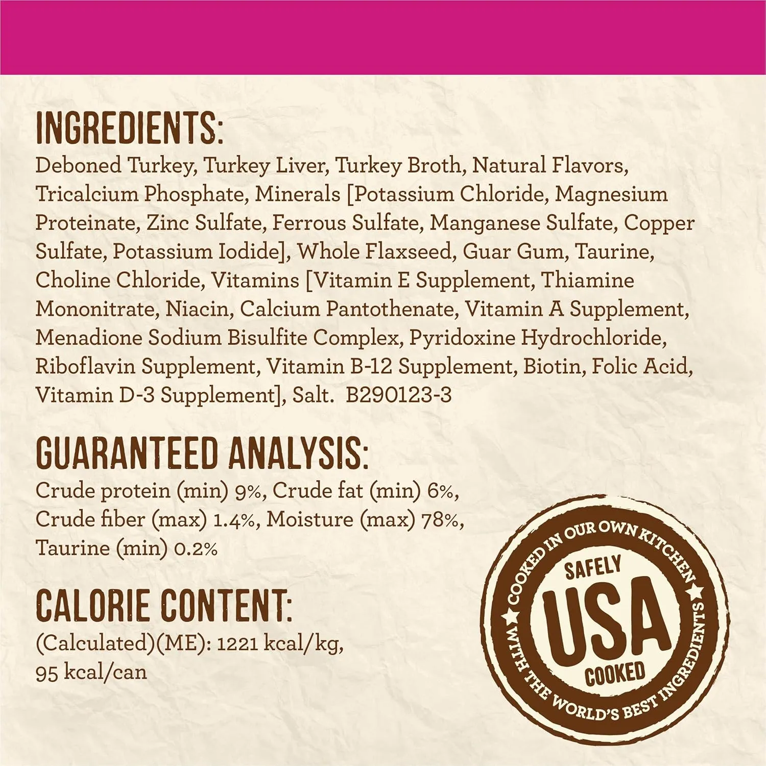 Merrick Limited Ingredient Diet Premium Grain Free And Natural Canned Pate Wet Cat Food, Turkey Recipe - (Pack of 24) 2.75 oz. Cans