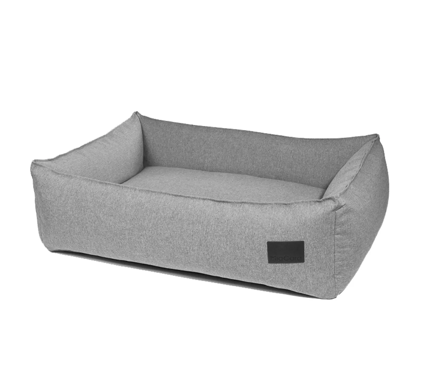 Miacara nube box dog bed with durable premium Italian fabric