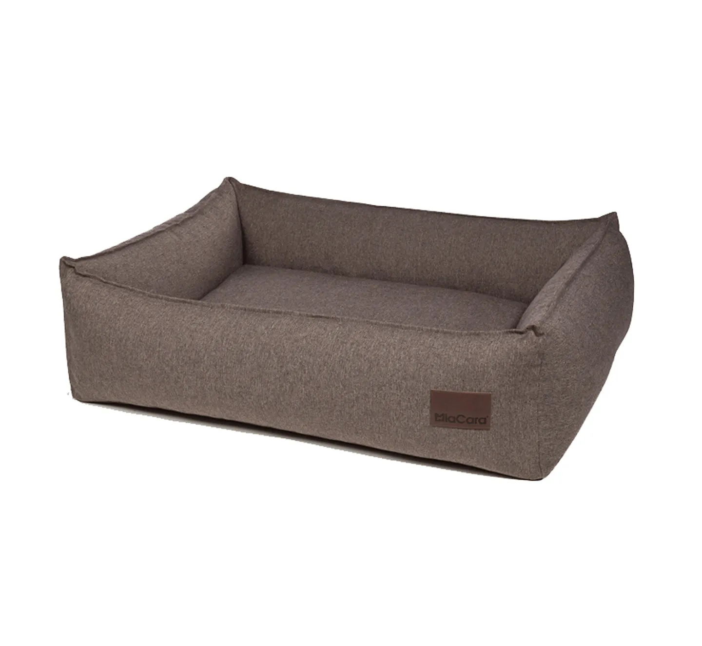 Miacara nube box dog bed with durable premium Italian fabric