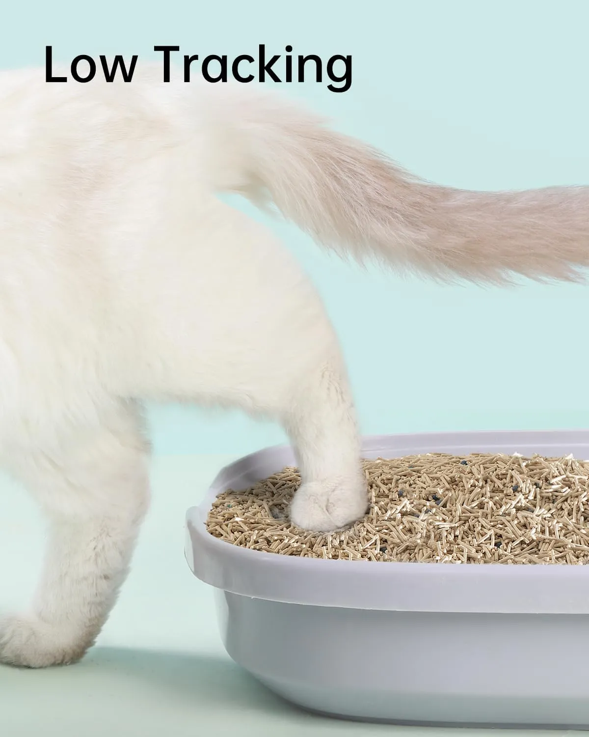 Mixed 4-in-1 Clumping Cat Litter 11 lb, Odor Control and Rapid Clumping, Water Absorbent and Flushable, Dust-Free, Multi-Cat, Bentonite Tofu Cat Litter, Milk Scent, 5.5lb/Pack
