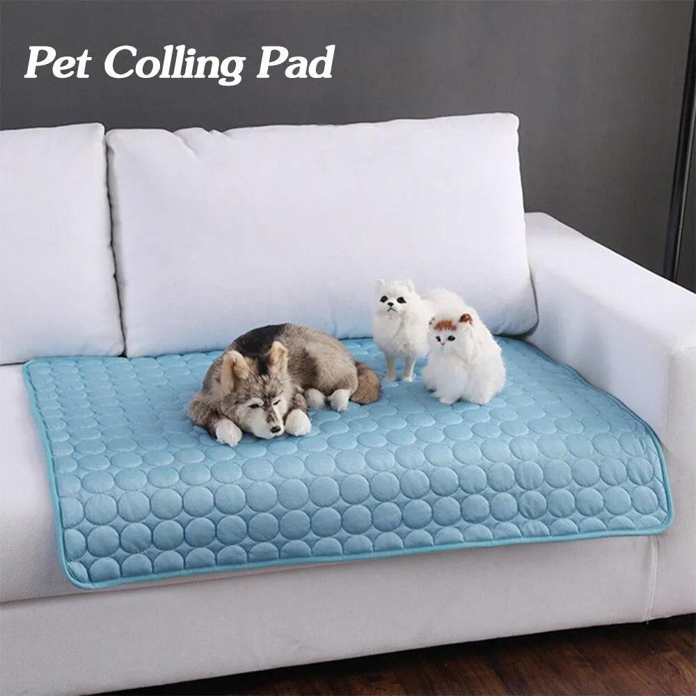 NEW XTRA Large Dog Mat Cooling Summer Pad Mat Pet Dog Cat Blanket for Sofa Bed Floor Keep Cool by Js House
