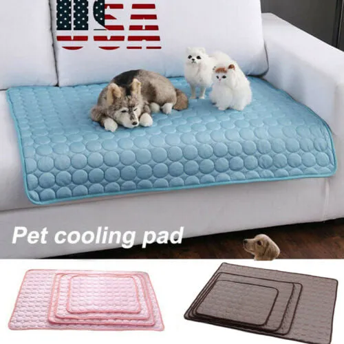 NEW XTRA Large Dog Mat Cooling Summer Pad Mat Pet Dog Cat Blanket for Sofa Bed Floor Keep Cool by Js House