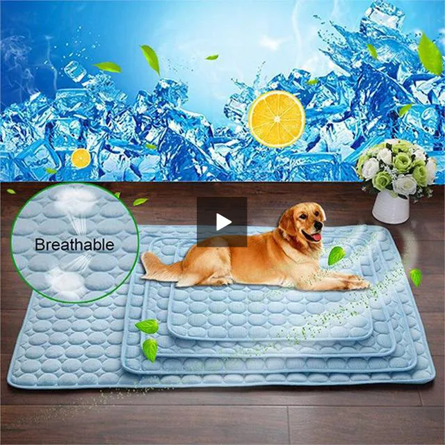 NEW XTRA Large Dog Mat Cooling Summer Pad Mat Pet Dog Cat Blanket for Sofa Bed Floor Keep Cool by Js House