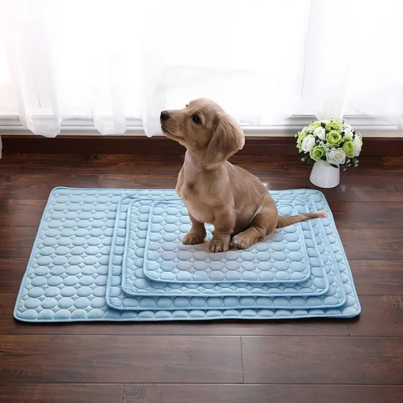 NEW XTRA Large Dog Mat Cooling Summer Pad Mat Pet Dog Cat Blanket for Sofa Bed Floor Keep Cool by Js House