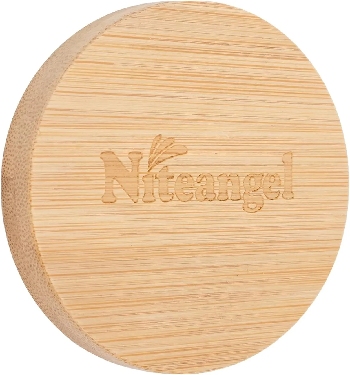 Niteangel Hamster Wheel Accessories - Fits Super-Silent, Acrylic, Cloud, Wooden (Bamboo Logo Cover - Large)