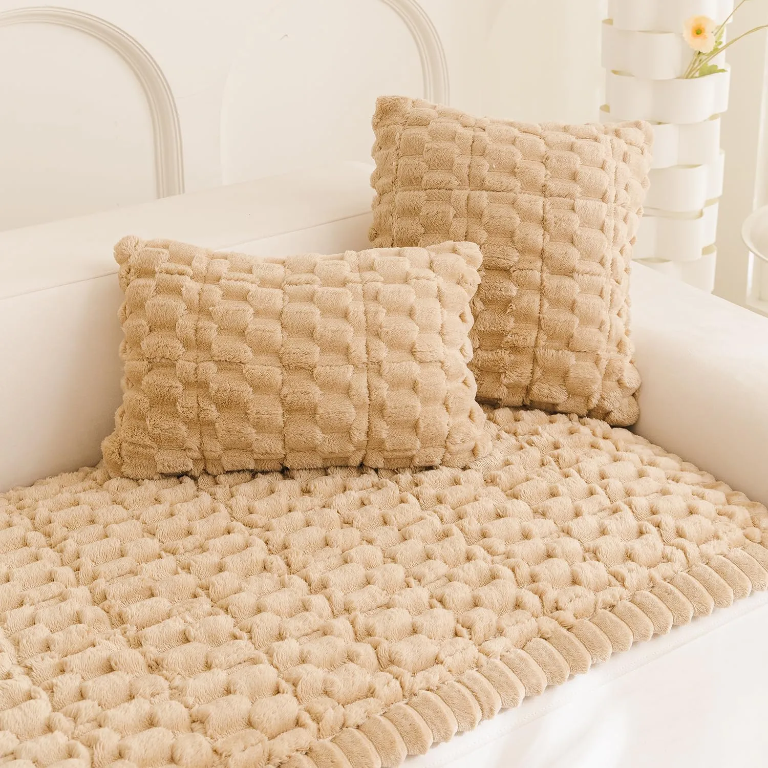 Non-Slip Pet Sofa Cover, Washable Couch Protector for Cushion, Dog Friendly Furniture Covers