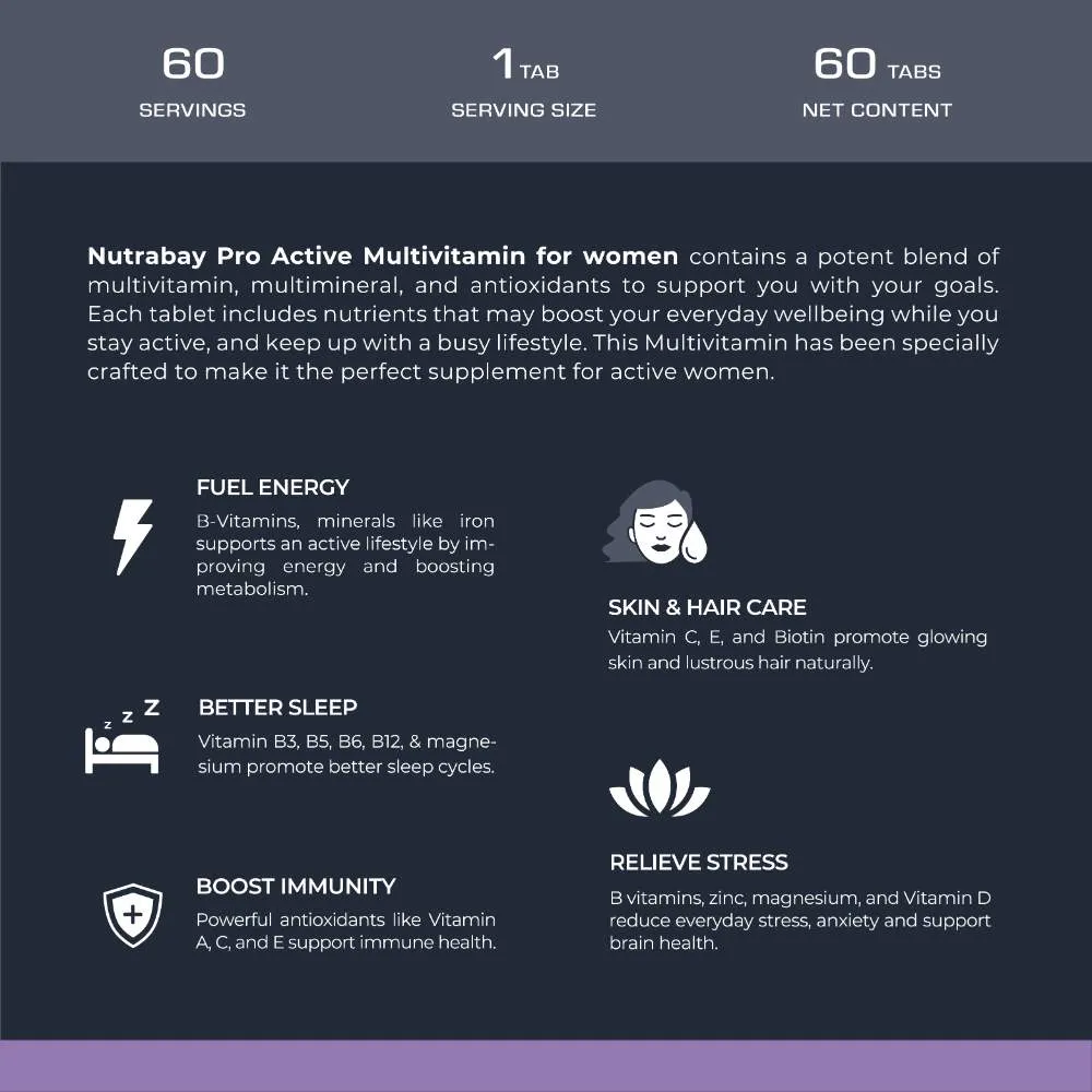 Nutrabay Pro Active Multivitamin for Women