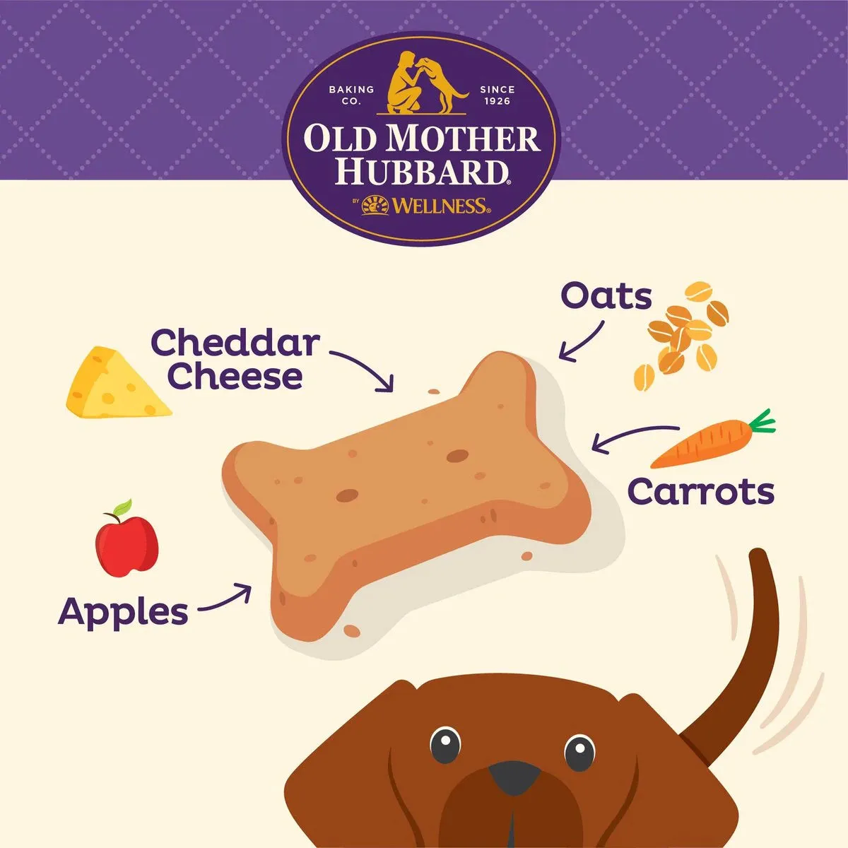 Old Mother Hubbard Bac’N’Cheez Oven Baked Biscuits, Dog Treat
