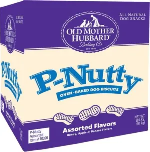 Old Mother Hubbard Crunchy Classic Natural P-Nutty Assorted Flavor Dog Biscuits