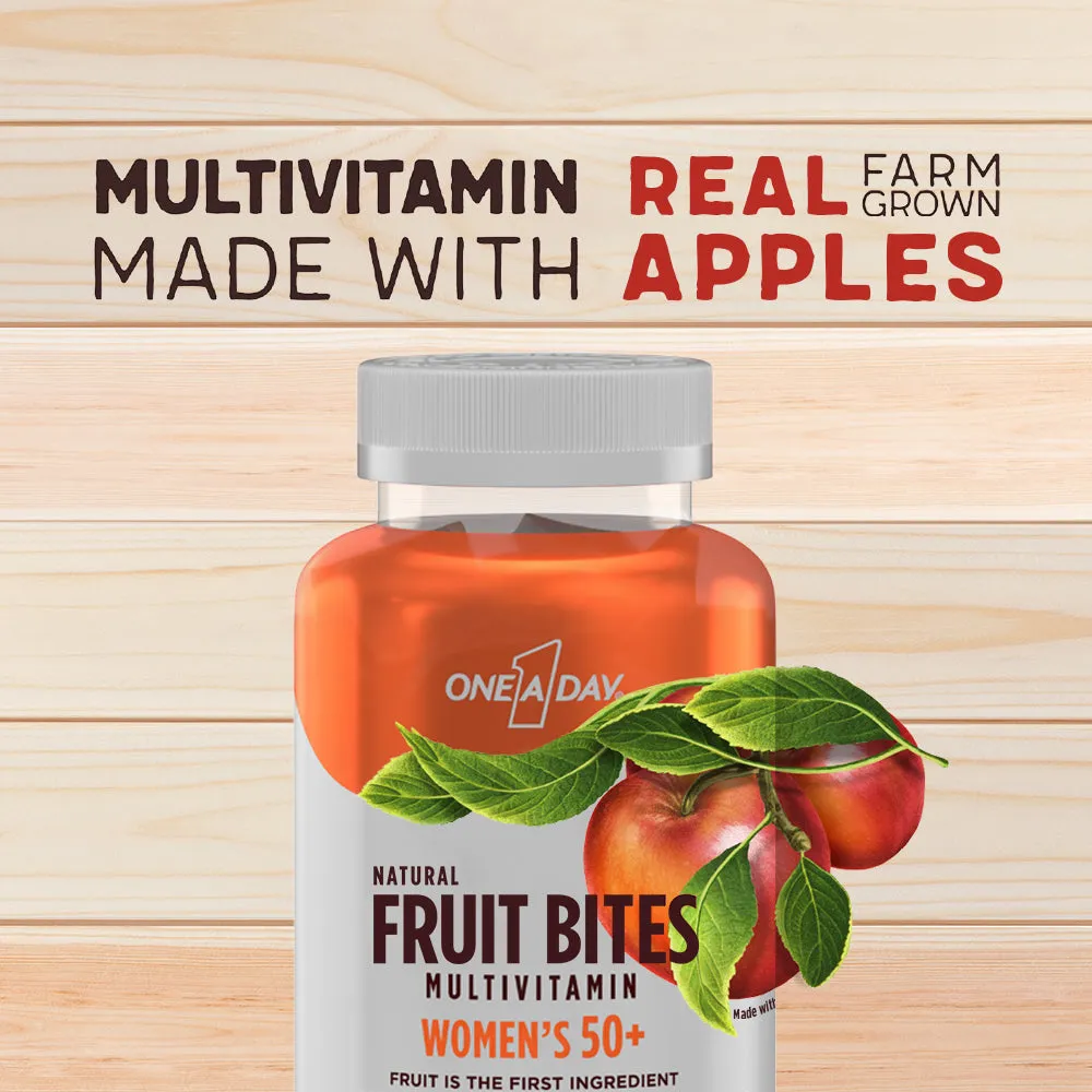 One A Day Natural Fruit Bites Multivitamin Gummies - Women's 50  - 60 Bites