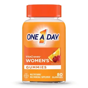 One A Day Vitacraves Women Multivitamin Gummies 80ct