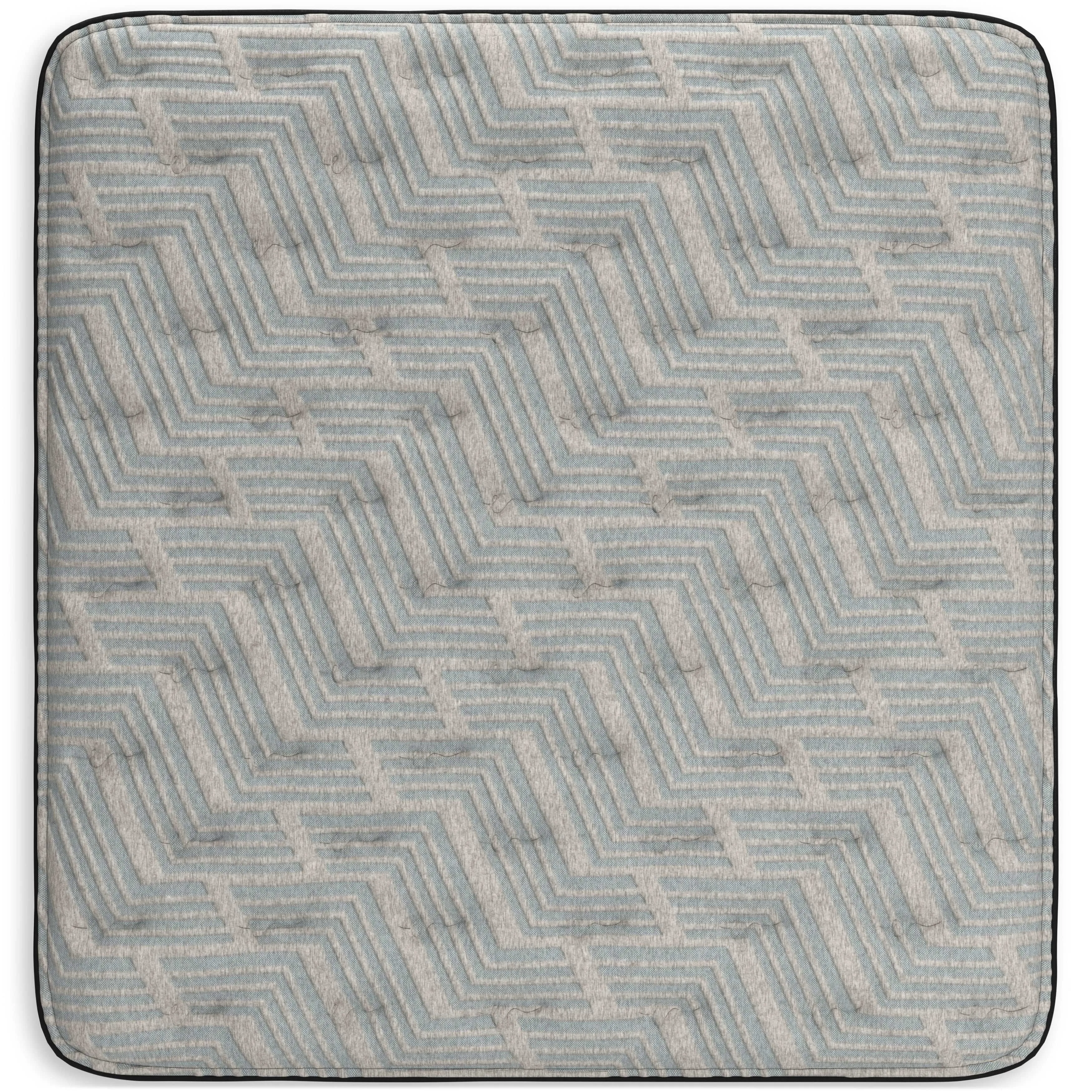 (Online Special Price) Palisades Gray/Blue 14 Inch Memory Foam Mattress  / Plush